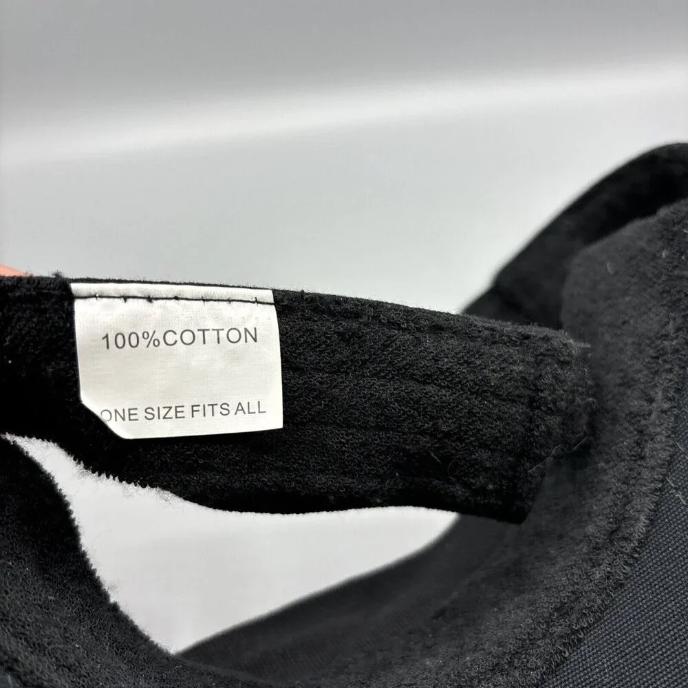 Invicta Black Sun‎ Visor Hat Cotton Adjustable One Size Summer Adult
